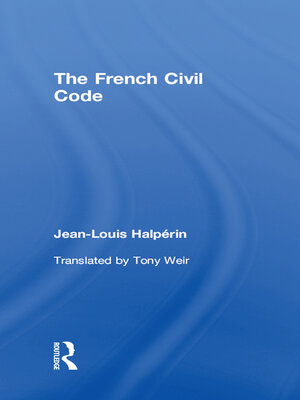 cover image of The French Civil Code